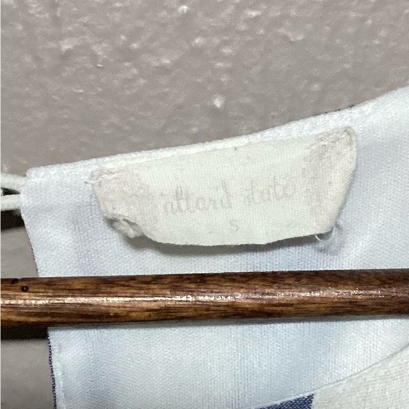 Altar'd State Blue and White Halter Mini Sundress - Picture 3 of 3